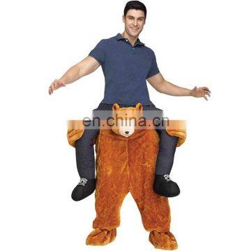 Funny Piggyback Ride on Bear Costume for Adults and Kids