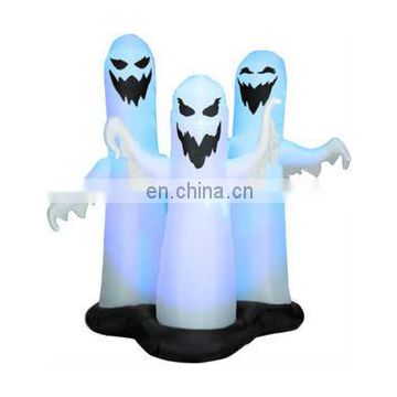 Triple scare ghost inflatable halloween decoration