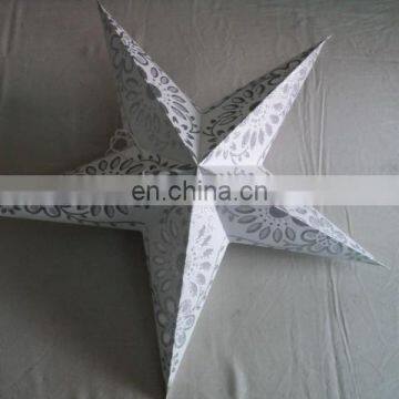 NEW GLITTER PRINTED PAPER STAR LANTERNS From India photo-3
