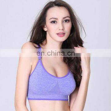 Ladies Wholesale Sports Bra with Criss Cross Back#WX0016