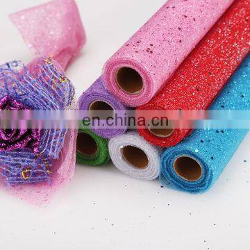 china wholesale fabric tull roll wholesal flower wrapping mesh roll