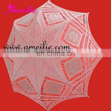 white wedding umbrella