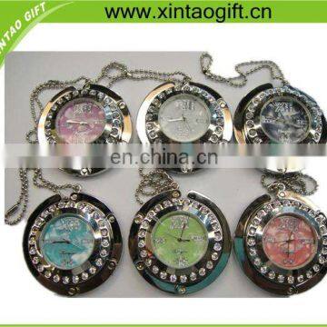 2012 new purse hanger hanger with watch