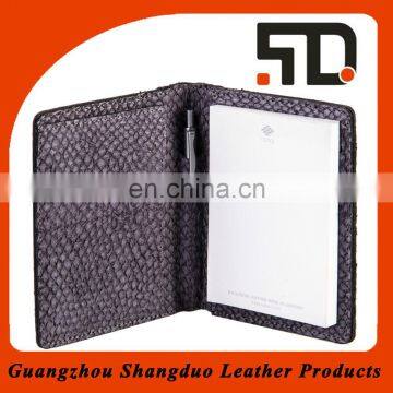 Leading Supplier Excellect Handmade Python Leather Notebook