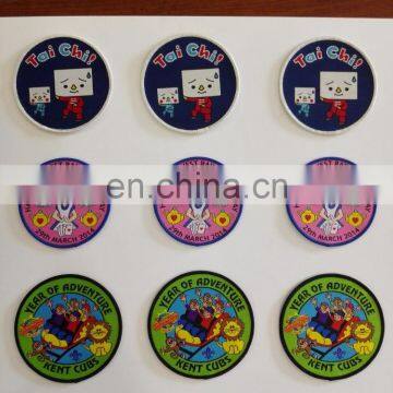 discount custom embroidery woven patches/badges