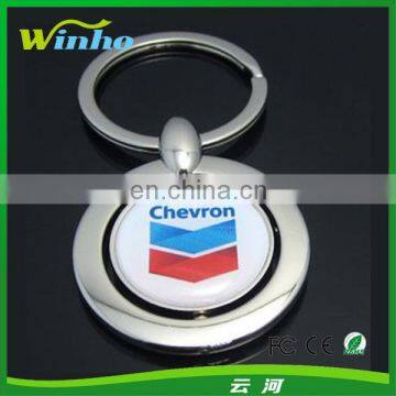 Custom Rotating Key Tag with Business Logo