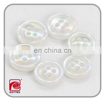 18L 20L Hot Sale Good Quatliy Imitation Shell Resin Pearl Button For Shirt Has Stocks photo-2