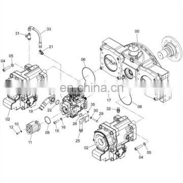 ZX670-5 hydraulic main pump ZX670LC-5 ZX670LCR-5G ZX870-5 Main Pump YB60000246 9298855