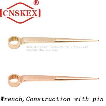 Non Sparking Tools Wrench Construction With Pin