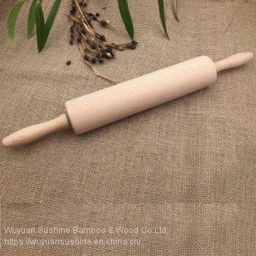 Wooden Rolling Pin,Made of Rubber Wood photo-3