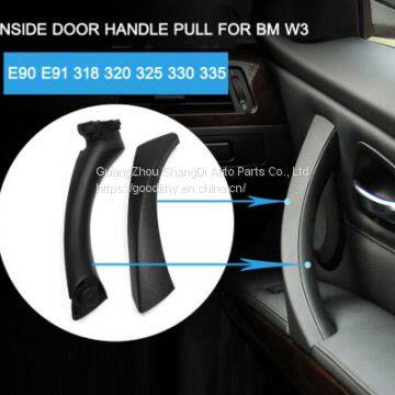 Inner Door Pull Handle Cover Trim Gray Beige Black Left Right For BMW 3 Series E90 E91 E92 316 318 320 325 328i photo-5
