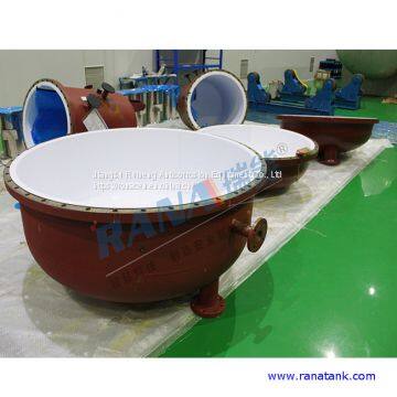 Factory Wholesales New Durable 45 Cubic Steel Lining PTFE/ PFA/ ETFE Anticorrosive Equipment With Long Service Life 15-20 Years Industrial Chemical Storage Tank Movable Portable Container and Pressure Vessel photo-4