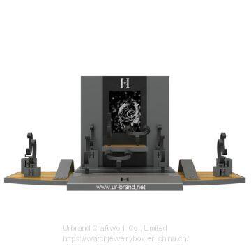 Customized High-end Luxury OEM Wooden Watch and Jewelry Display With Wrist Stand and Ring Slot Wholesale photo-3