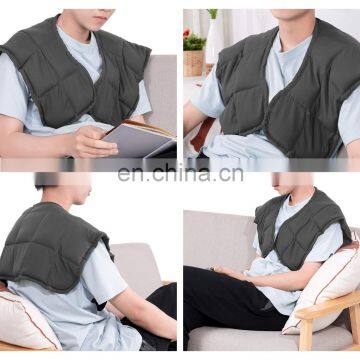 Super Soft Weighted Neck Shoulder Wrap Microwave Weighted Heated Shoulder Neck Wrap photo-7