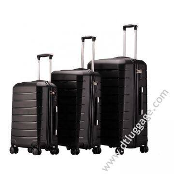 Ride on high quality abs trolley luggage travel suitcase sets