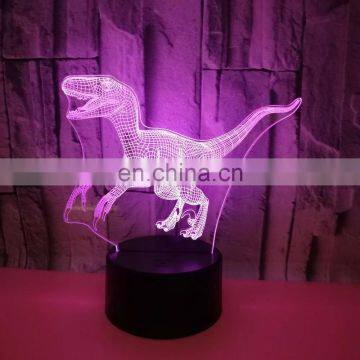 New Dinosaur 3d Lamp With Touch Led Visual Table Moderne Desk Lamp Gift Decoration Atmosphere 3d Small Table Lamps