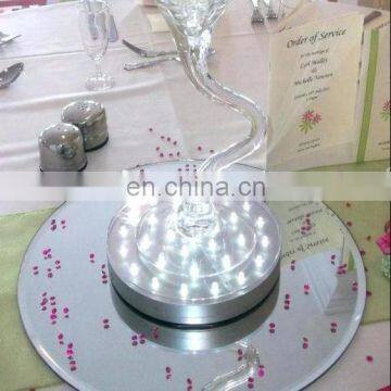 Wedding table centerpiece round mirror plate for decoration