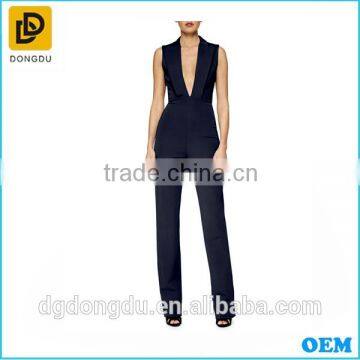 Customize Jumpsuit For Women ,Jumpsuit Sexy Deep V neck For Girls And Ladies