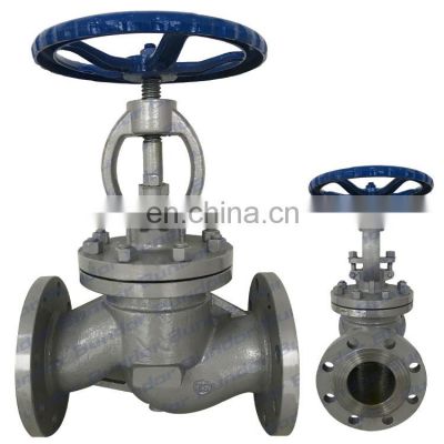 Bundor WCB class150 flange connection end 6 inch globe valve