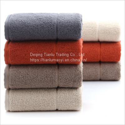 Thickened Cotton Towel Custom Logo Gift Pure Cotton Absorbent Towel photo-3