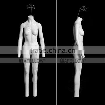 GH21 Fiberglass V-cut Female Full Body Women Invisibility Ghost Mannequin for Show Cloth Window Display Women Removable Model photo-2