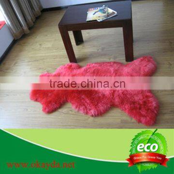 Real sheep fur rug