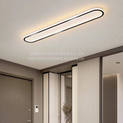 Led Acrylic Strip Chandeliers For Bedroom Balcony Aisle Lamp Lighting Modern Living Room Lights Kitchen Fixtures