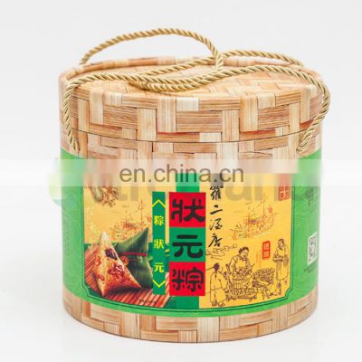 round Eco-packaigng bamboo boxes cardboard packaging