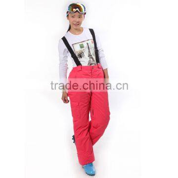 Latest design women winter ski pants for sports