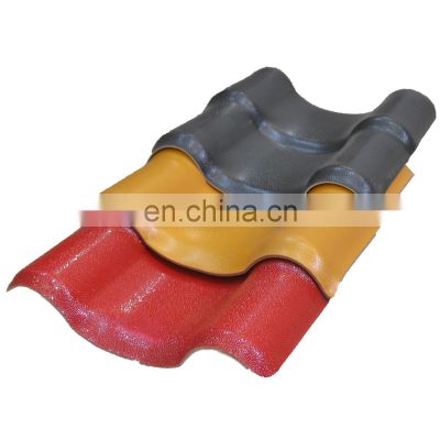 New Building Material Corrugated Gazebo Roofing Sheet Plastic Carbon Fiber ASA Synthetic Resin Tile