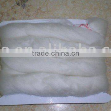 100% worsted combed cashmere top
