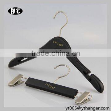 good quality custom wooden hanger and pants hanger