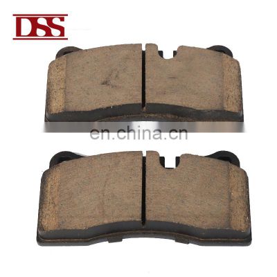 Top quality auto metal back plate carbon ceramic brake pads rear break pad for AUDI R8 for Lamborghini