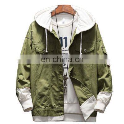 Popular Design Track Jacket & Coat Varsity Custom Winter Man Baseball Fleece Denim Sweatersuit Sweatsuit