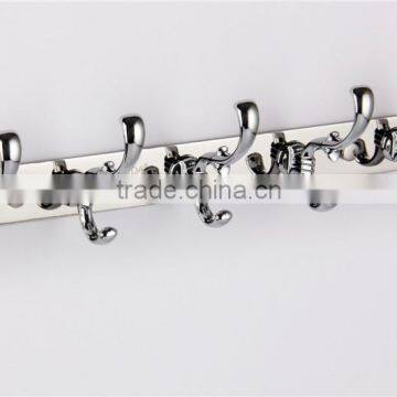 WESDA Stainless Steel Bathroom slatwall hooks Coat Hook Bathroom Accessory Hangers., D024