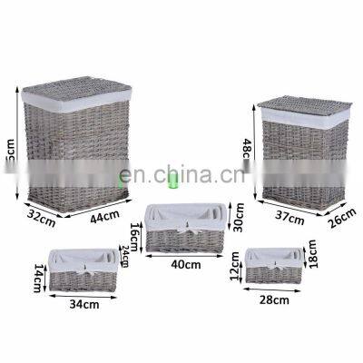 Wood Storage Cabinet Chest Unit White Top Colourful Drawers Organizer Furniture photo-5