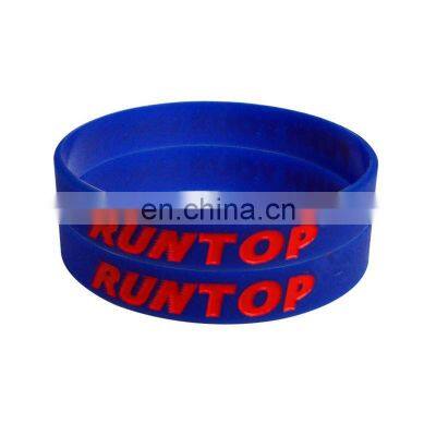 Colorful Sporty Silicone Bracelet Bangle With Custom Logo Wrist Bands Sport Customized Silicon Wristband