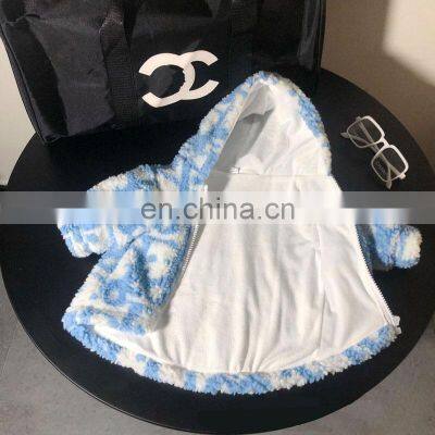 Japanese 2022 Branded Fashion Fancy Custom Warm Wholesale Designer Luxury Winter Dog Clothes photo-3