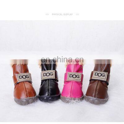Running Designer Wholesale Luxury Winter Cats Charm Rain Boots Waterproof Pet Shoes Dog