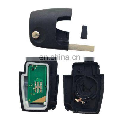 Car Remote Key Flip Folding 3 Buttons 433 Mhz With 4D63 Chip For Ford Focus Mondeo Fiesta 2013 photo-5