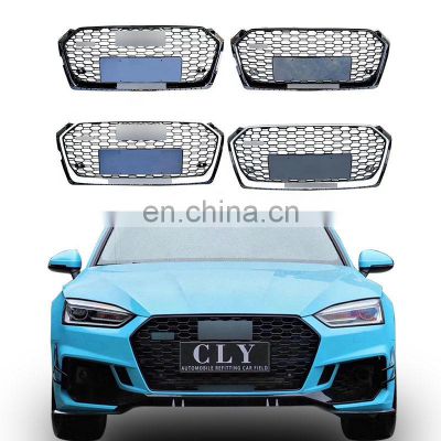 CLY Front Car Grille For 2018+ Audi A5 Facelift RS5 Auto grille front bumper grille