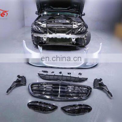 Runde PP Material Auto Car Body Kit For Mercedes-Benz E-class W213 E260 LE300L Upgrade to Maybach Body Kit photo-2