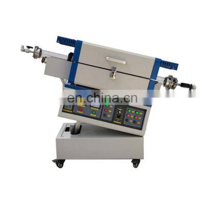 Laboratory 1200 1400 1700 Degree Vacuum Atmosphere Rotary Tube Furnace for Lead Smelting and Quenching and Sintering photo-4