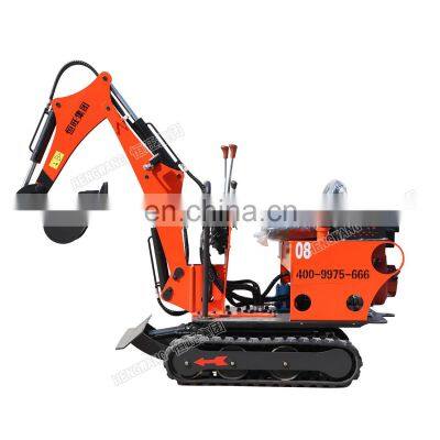 compact hydraulic 0.9ton mini crawler excavator farm machinery for sale