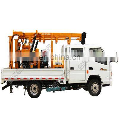 portable hydraulic trailer truck mounted drilling rig 300m 500m 600m deep water well drilling machine for sale