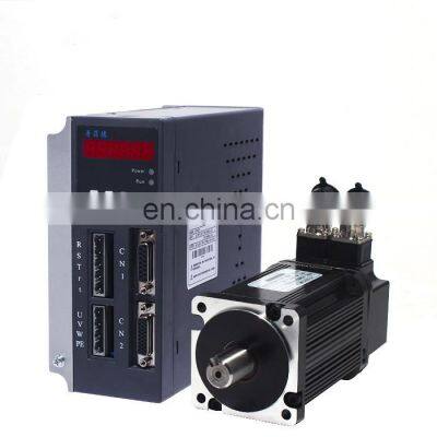 220V 2.6KW 2500RPM 10N.M.130ST-M10025 Single Phase AC Servo Motor Kit AASD-30A  for CNC Machine