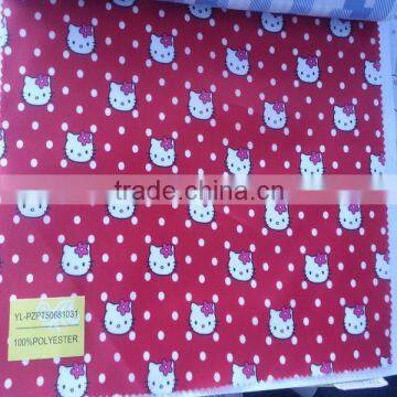 Hello Kitty Printed Poly Taffeta