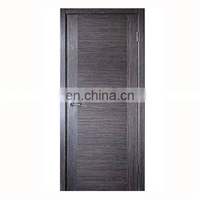 Rooms hotel single design simple flush panel wooden design high end grey interior doors