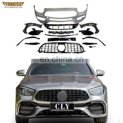 Genuine Car Bumpers For Benz 2020+ E Class W213 Facelift E63S Amg Front car bumpers grille Front Bumper Front Grilles Body kits