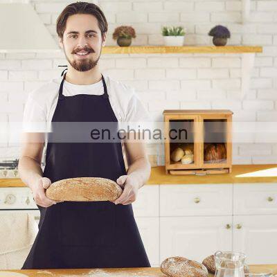 Kitchen Large Bamboo Bread Box For Kitchen Countertop Comes With Thick Bamboo Cutting Board And Stainless Steel Bread Knife photo-3